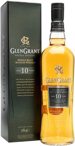 Виски Glen Grant 10 YO, with gift box, 0.7 л