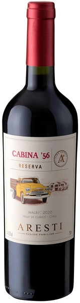 Вино Aresti, Cabina 56 Reserva Malbec, Valle de Curico, 2020