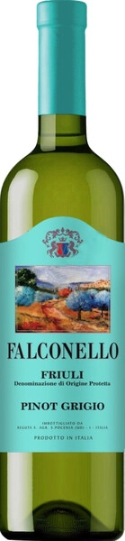 Вино Reguta, Falconello Pinot Grigio, Friuli DOP