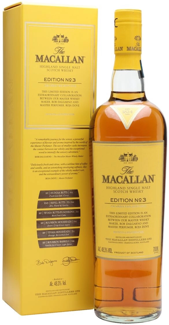 Виски Macallan Edition №3 0.7 л в коробке