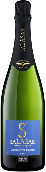 Игристое вино Salasar, "Carte Azur" Cremant de Limoux AOP Brut