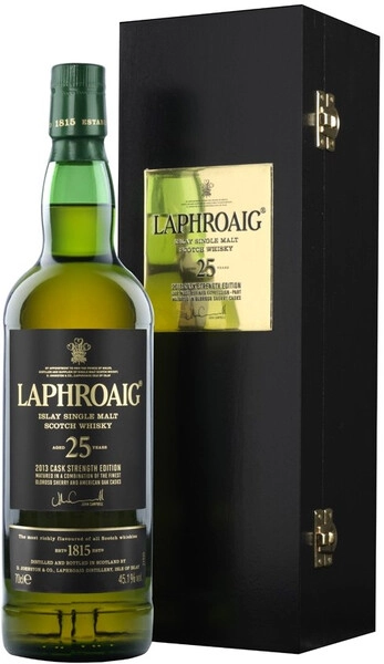Виски Laphroaig 25 Years Old (45,1%), gift box, 0.7 л