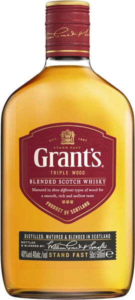 Виски Grant's Triple Wood 3 Years Old, 0.5 л