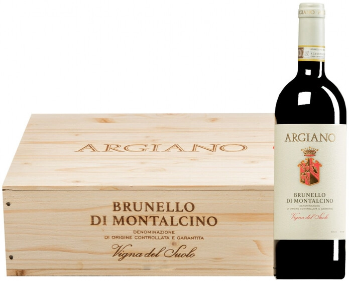 Вино Argiano, Brunello di Montalcino Vigna del Suolo DOCG, 2019, wooden box, 1.5 л