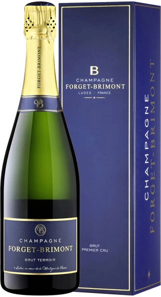 Шампанское Forget-Brimont, Brut Terroir, Champagne AOC, gift box