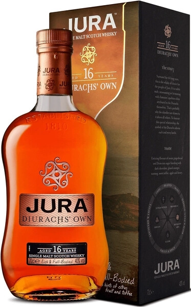 Виски Isle Of Jura 16 years old, gift box, 0.7 л