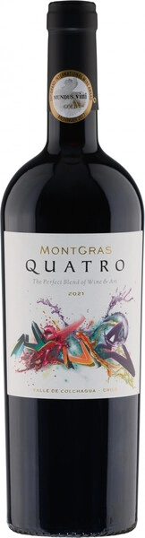 Вино MontGras, Quatro, Valle de Colchagua DO, 2021