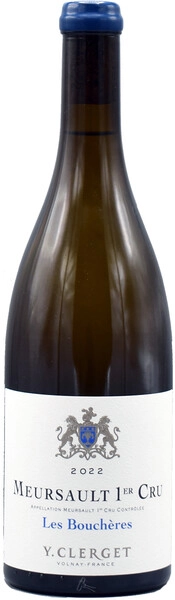 Вино Domaine Yvon Clerget, Meursault 1er Cru Les Boucheres AOC, 2022