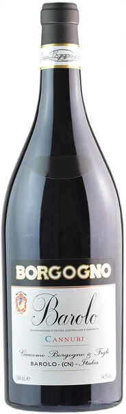 Вино Borgogno, Barolo Cannubi DOCG, 2015, 1.5 л