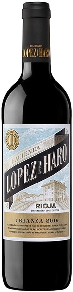 Вино Hacienda Lopez de Haro, Crianza, Rioja DOCa, 2019
