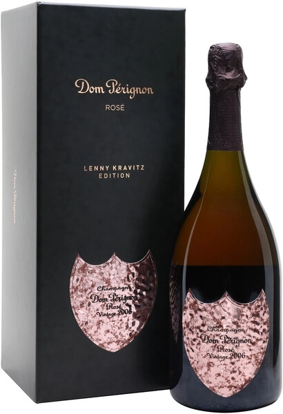 Шампанское Dom Perignon, Rose Vintage 2006 Extra Brut, Design by Lenny Kravitz, gift box