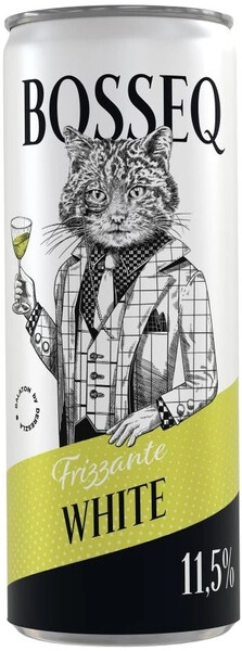 Игристое вино Bosseq Frizzante White, in can, 250 мл