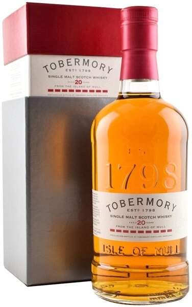 Виски Tobermory 20 Years Old, gift box, 0.7 л