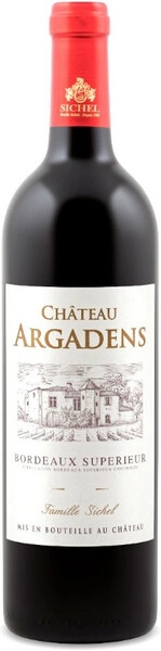 Вино Sichel, Chateau Argadens Rouge, Bordeaux Superieur AOC, 2014