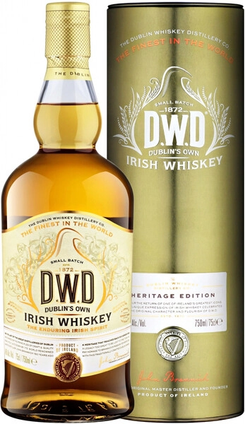 Виски "Dublin's Own" DWD Heritage Edition, in tube, 0.75 л