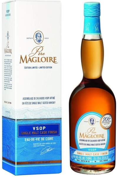 Кальвадос Pere Magloire VSOP Single Malt Cask Finish, gift box, 0.7 л