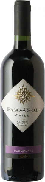 Вино TerraMater, Paso del Sol Carmenere, 2023