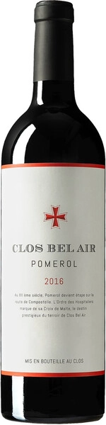Вино Chateau Clos Bel Air, Pomerol AOC, 2016