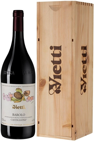 Вино Vietti, Barolo Castiglione DOCG, 2019, wooden box, 1.5 л