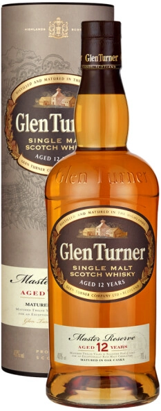 Виски Glen Turner 12 Years Old, in tube, 0.7 л