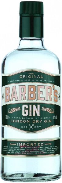 Джин Barber's London Dry Gin, 0.7 л