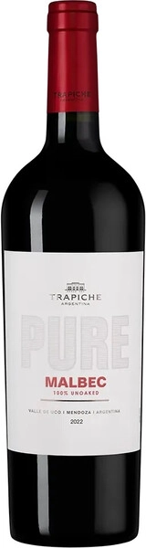 Вино Trapiche, Pure Malbec, 2022