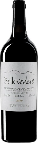 Вино La Valentina, Bellovedere Montepulciano d'Abruzzo DOC Terre dei Vestini Riserva, 2019