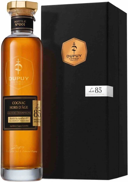 Коньяк Dupuy Lot 85 Hors d'Age, Grande Champagne AOC, gift box, 0.7 л