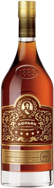 Коньяк ККЗ, Пять звездочек, 0.5 л