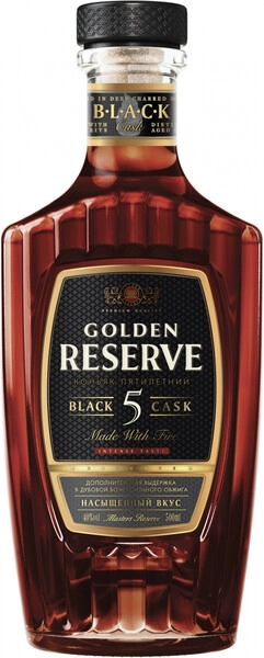 Коньяк Golden Reserve Black Cask 5 Years Old, 0.5 л