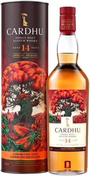 Виски Cardhu 14 Years Old, Special Release 2021, in tube, 0.7 л