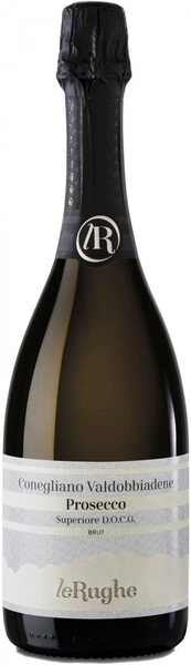 Игристое вино Le Rughe, Conegliano Valdobbiadene Prosecco Superiore DOCG Brut, 2022