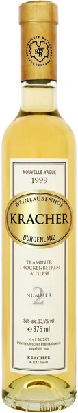 Вино Kracher, TBA №2 Traminer Nouvelle Vague, 1999, 375 мл