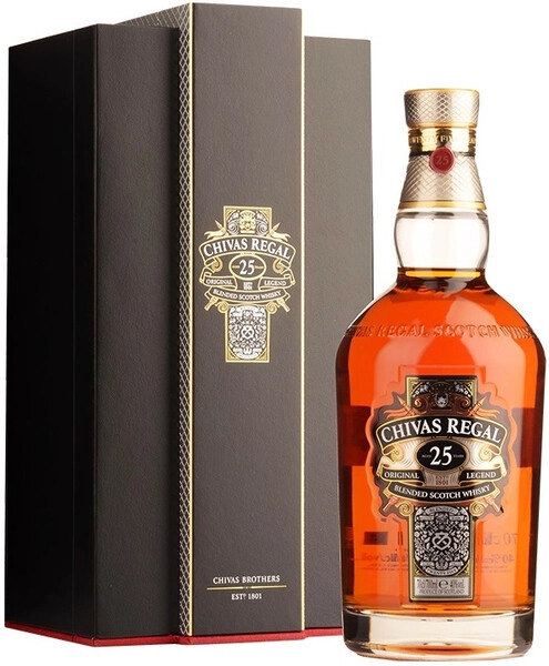 Виски Chivas Regal 25 years old, with box, 0.7 л