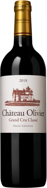 Вино Chateau Olivier Rouge, Grand Cru Classe de Graves Pessac-Leognan AOC, 2018