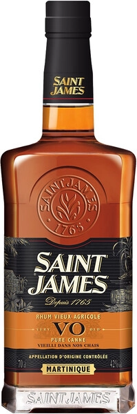 Ром Saint James Rhum Vieux Agricole VO, Martinique AOC, 0.7 л