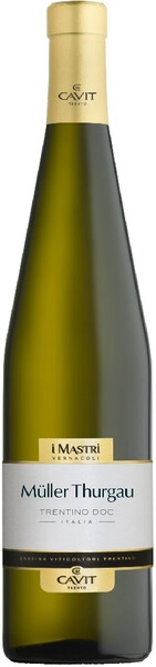 Вино Mastri Vernacoli Muller Thurgau, Trentino DOC, 2023