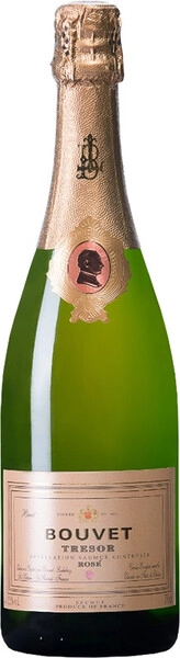 Игристое вино Bouvet Ladubay, Tresor Rose Brut, Saumur AOC