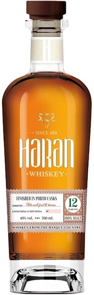 Виски Haran Finished in Porto Cask 12 Years Old, 0.7 л