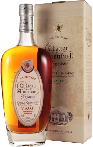 Коньяк Chateau de Montifaud V.S.O.P., Grande Champagne AOC, gift box, 0.7 л