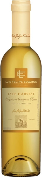 Вино Luis Felipe Edwards, Late Harvest Viognier Sauvignon Blanc, Valle de Colchagua DO, 2021, 375 мл