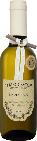 Вино Italo Cescon, Pinot Grigio, Friuli Grave DOC, 2024, 375 мл