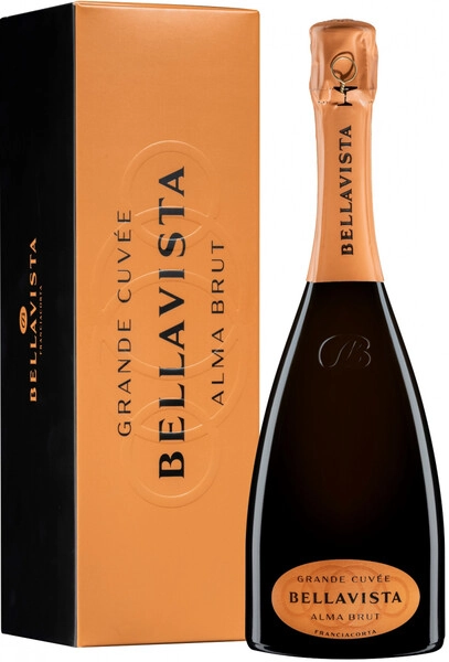 Игристое вино Bellavista, Alma Grande Cuvee, Franciacorta DOCG, gift box
