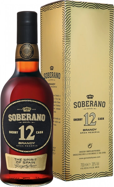 Бренди Soberano 12, gift box, 0.7 л