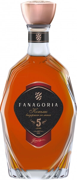 Коньяк Фанагория 5-летний, 0.5 л