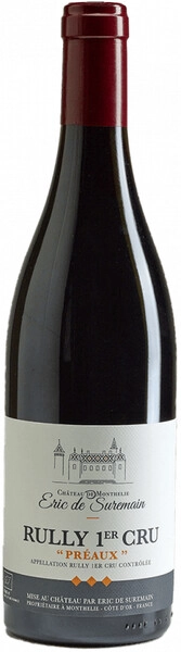 Вино Chateau de Monthelie, Rully 1-er Cru Preaux AOC, 2019, 1.5 л