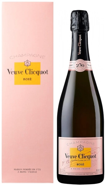 Шампанское Veuve Clicquot, Brut Rose, with gift box