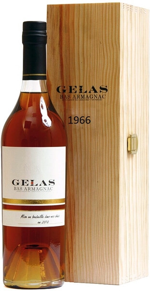 Арманьяк Gelas, Bas Armagnac, 1966, gift box, 0.7 л
