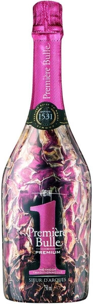 Игристое вино Sieur d'Arques, Premiere Bulle Premium Brut, Cremant de Limoux AOC, 2021