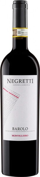 Вино Negretti, Barolo Monvigliero DOCG, 2018